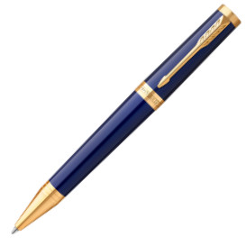 Parker Ingenuity Ballpoint Pen - Dark Blue Gold Trim