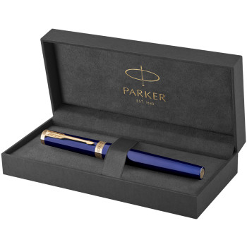 Parker Ingenuity Fountain Pen - Dark Blue Gold Trim - Picture 4