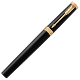 Parker Ingenuity Large - Black Lacquer Gold Trim in Luxury Gift Box with Free Pen Pouch - Picture 3