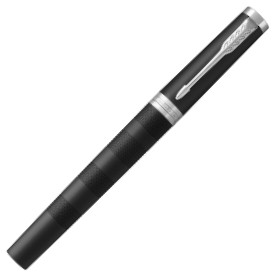 Parker Ingenuity Large - Black Rubber Chrome Trim - Picture 1