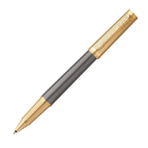Parker Ingenuity Pioneers Collection Rollerball Pen - Grey Arrow Gold Trim