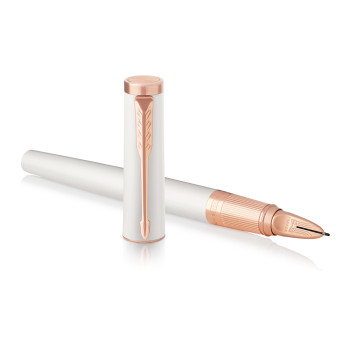 Parker Ingenuity Slim - Pearl Lacquer Pink Gold Trim - Picture 2