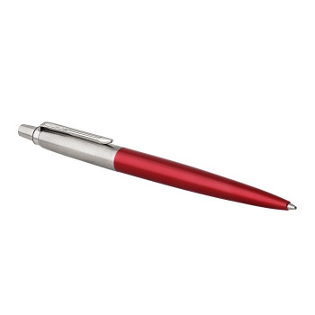 Parker Jotter Ballpoint Pen - Kensington Red Chrome Trim - Picture 1