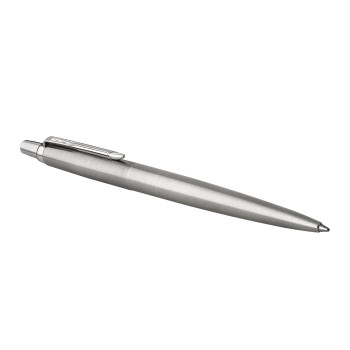 Parker Jotter Ballpoint Pen - Stainless Steel Chrome Trim - Picture 1