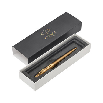 Parker Jotter Premium Ballpoint Pen - West End Brushed Gold - Picture 2