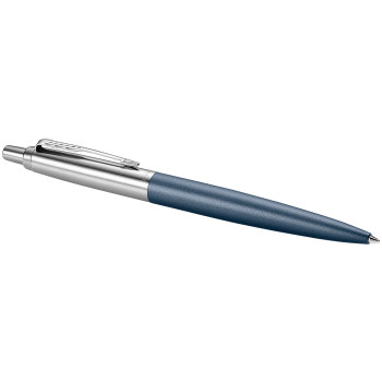 Parker Jotter XL Ballpoint Pen - Primrose Matte Blue Chrome Trim - Picture 1
