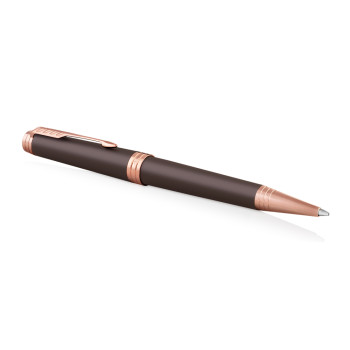 Parker Premier Ballpoint Pen - Soft Brown Pink Gold Trim - Picture 1