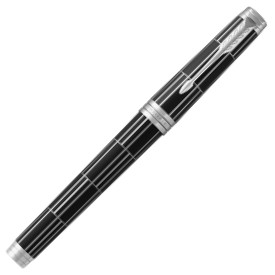 Parker Premier Rollerball Pen - Luxury Black Palladium Trim - Picture 1