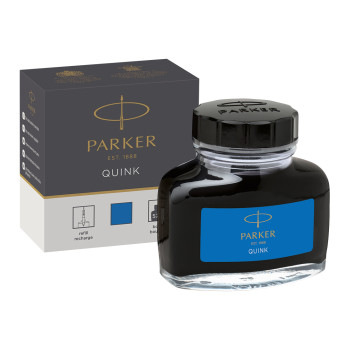 Parker Quink Bottled Ink 57ml - Washable Blue