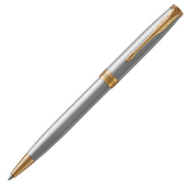 Parker Sonnet Ballpoint Pen - Stainless Steel Gold Trim