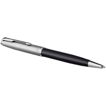 Parker Sonnet Essentials Ballpoint Pen - Matte Black & Sandblasted Steel - Picture 2