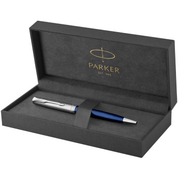 Parker Sonnet Essentials Ballpoint pen - Matte Blue & Sandblasted Steel - Picture 3