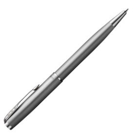 Parker Sonnet Essentials Ballpoint Pen - Sandblasted Steel - Picture 1