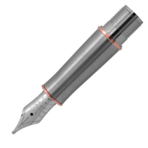 Parker Sonnet Nib - Metal & Pink Gold - Solid 18K Gold Rhodium Plated