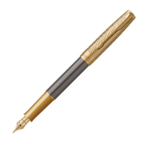Parker Sonnet Pioneers Collection Fountain Pen - Grey Arrow Gold Trim