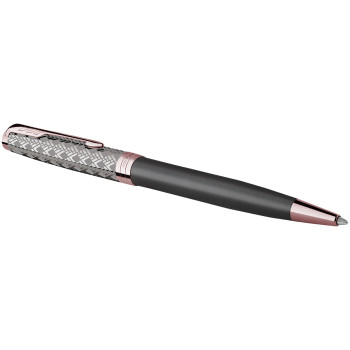 Parker Sonnet Premium Ballpoint Pen - Metal & Grey - Picture 1