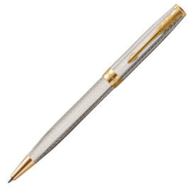 Parker Sonnet Premium Ballpoint Pen - Silver Mistral