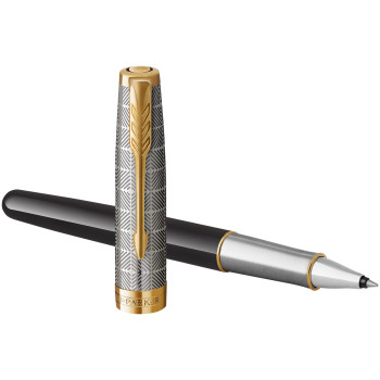 Parker Sonnet Premium Rollerball Pen - Metal & Black - Picture 2