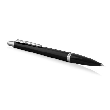 Parker Urban Ballpoint Pen - Black Cab Chrome Trim - Picture 1