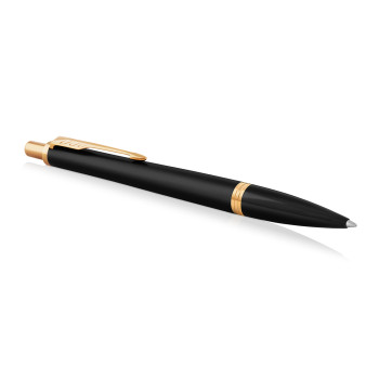 Parker Urban Ballpoint Pen - Muted Black Gold Trim - Picture 1