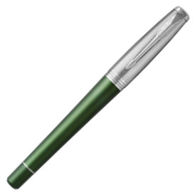 Parker Urban Premium Rollerball Pen - Green Chrome Trim - Picture 1
