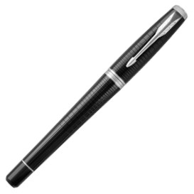 Parker Urban Premium Rollerball Pen - Metallic Ebony Chrome Trim - Picture 1