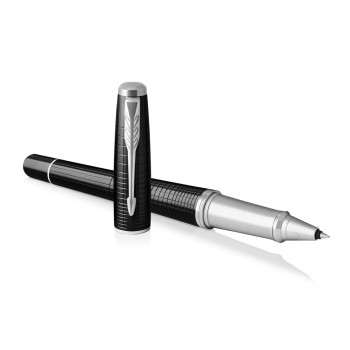 Parker Urban Premium Rollerball Pen - Metallic Ebony Chrome Trim - Picture 2