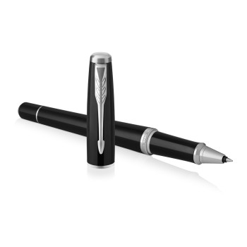 Parker Urban Rollerball Pen - Black Cab Chrome Trim - Picture 2