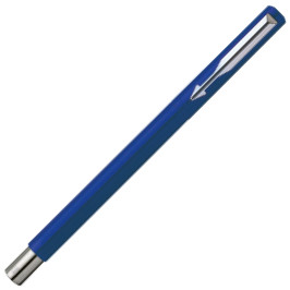 Parker Vector Fountain Pen - Blue Chrome Trim - Picture 1