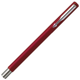 Parker Vector Fountain Pen - Red Chrome Trim - Picture 1