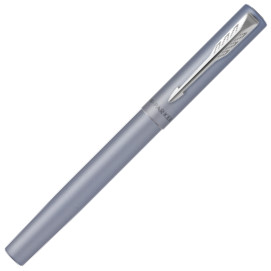 Parker Vector XL Fountain Pen - Silver Blue Chrome Trim - Picture 1