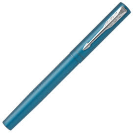 Parker Vector XL Rollerball Pen - Teal Chrome Trim - Picture 1
