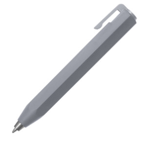 Worther Shorty Ballpoint Pen - Aluminium (in Black Presentation Gift Box)
