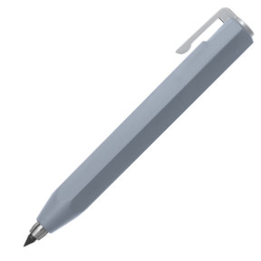 Worther Shorty Mechanical Pencil - Aluminium (3.15mm in Black Leather Case)