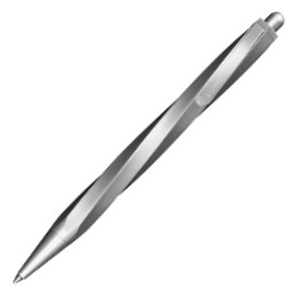Worther Spiral Ballpoint Pen - Aluminium