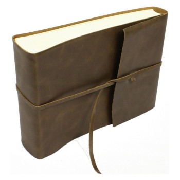 Papuro Amalfi Leather Photo Album - Brown - Small - Picture 3