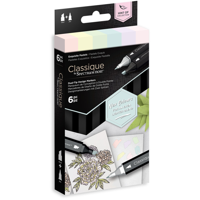 Spectrum Noir Classique Marker - 'Hint Of' Markers - Exquisite Pastels - Picture 1