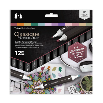 Spectrum Noir Classique Markers - Classic Vintage (Pack Of 12)
