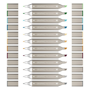 Spectrum Noir Graphic Markers - Cityscape (Pack of 12) - Picture 1