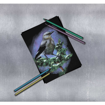 Spectrum Noir Premium Black Paper Pad - 9 x 12 - Picture 1