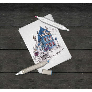 Spectrum Noir Premium Marker Paper Pad - 9 x 12 - Picture 1