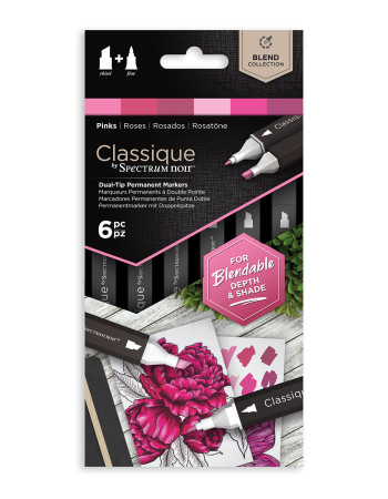 Spectrum Noir Classique Markers - Exotic Pinks (Pack Of 6)