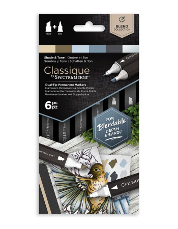 Spectrum Noir Classique Markers - Tone & Shade (Pack Of 6)