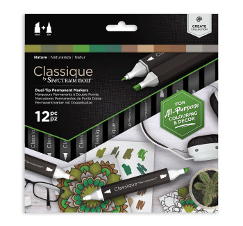 Spectrum Noir Classique Markers - Woodland Nature (Pack Of 12)