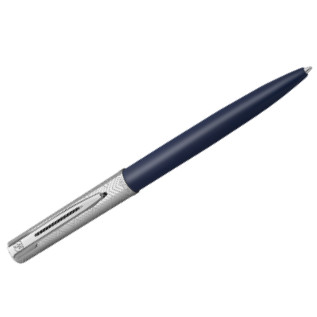Waterman Allure Ballpoint Pen - Deluxe Blue Chrome Trim - Picture 2