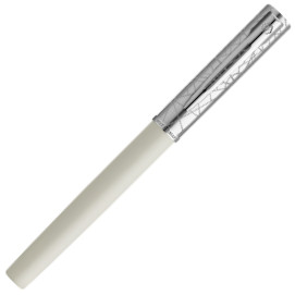 Waterman Allure Fountain Pen - Deluxe White Chrome Trim - Picture 1