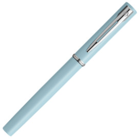 Waterman Allure Rollerball Pen - Pastel Blue Chrome Trim - Picture 1