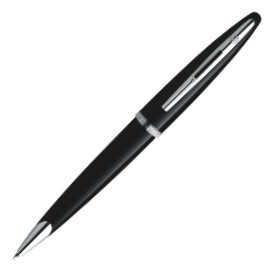 Waterman Carene Ballpoint Pen - Black Sea Chrome Trim