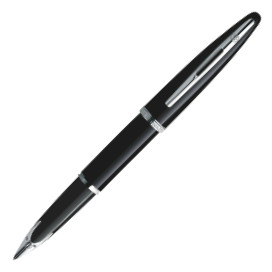 Waterman Carene Fountain Pen - Black Sea Chrome Trim