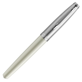 Waterman Embleme Fountain Pen - Deluxe Ivory Chrome Trim - Picture 1